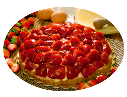 Dort s Jahodami, 1500g / 12