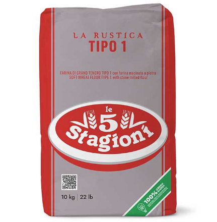 Mouka Italská 5stagioni 1 Mletá Kamenem, 10kg (W 360-400)