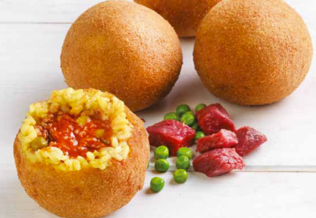 Arancina Siciliana al Ragu'. 0,2 kg.