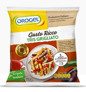 Tris grigliato (Melanzane, Zucchine, Peperoni). 1 kg.