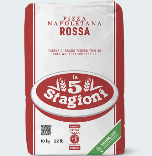 0701152 Farina Italiana 5 Stagioni 00 Napoli Rossa. 1 kg.