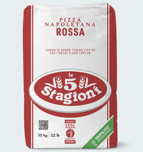 Farina Italiana 5 Stagioni 00 Napoli Rossa. 1 kg.