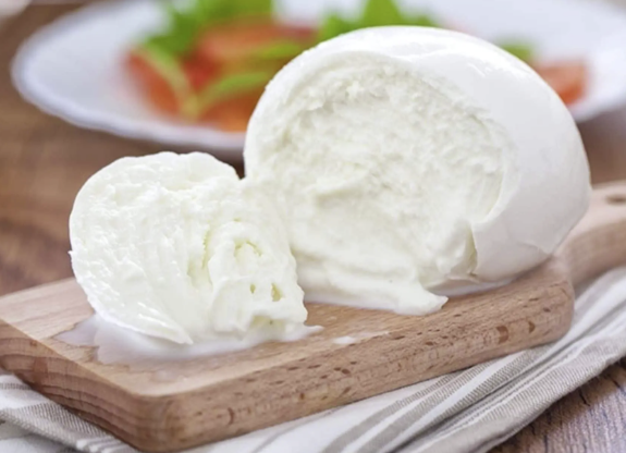 Mozzarella di Bufala DOP Italiana. 0,005 kg.