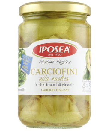 1205050 Carciofi alla Rustica in Olio. 2,9 kg.