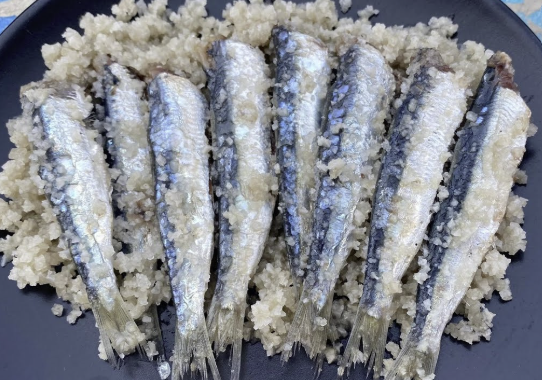 1502003 Sarde Sotto Sale. 1,3 kg.