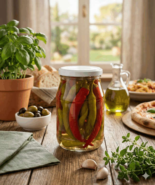 Peperoni Piccanti. 0,32 kg.