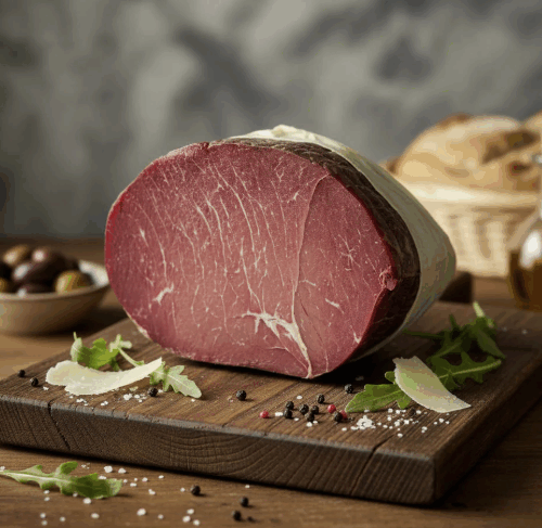 Bresaola punta d'Anca di Bovino Italiana. 1,5 kg.