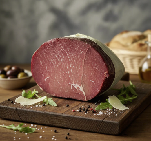 1901028 Bresaola punta d'Anca di Bovino Italiana. 1,5 kg.