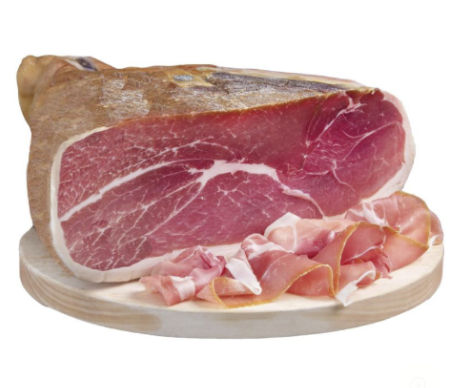 Prosciutto Crudo 400 Pressato Italiano. 6 kg.