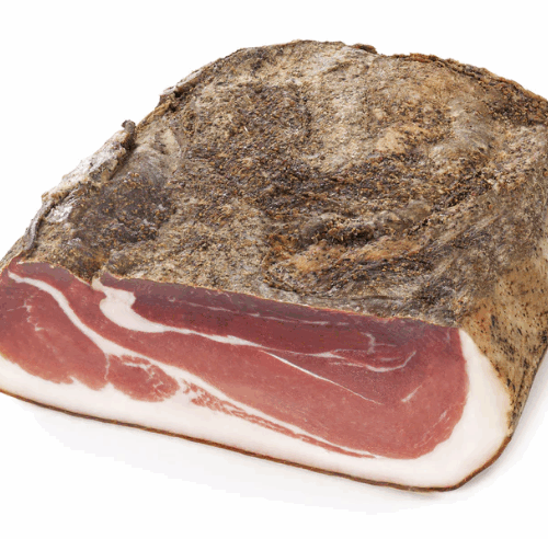 Speck Stagionato a Meta' Italiano. 2,2 kg.