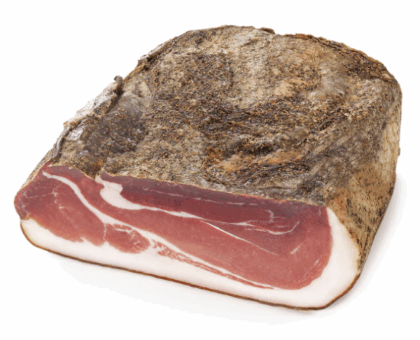 Speck Stagionato a Meta' Italiano. 2,2 kg.